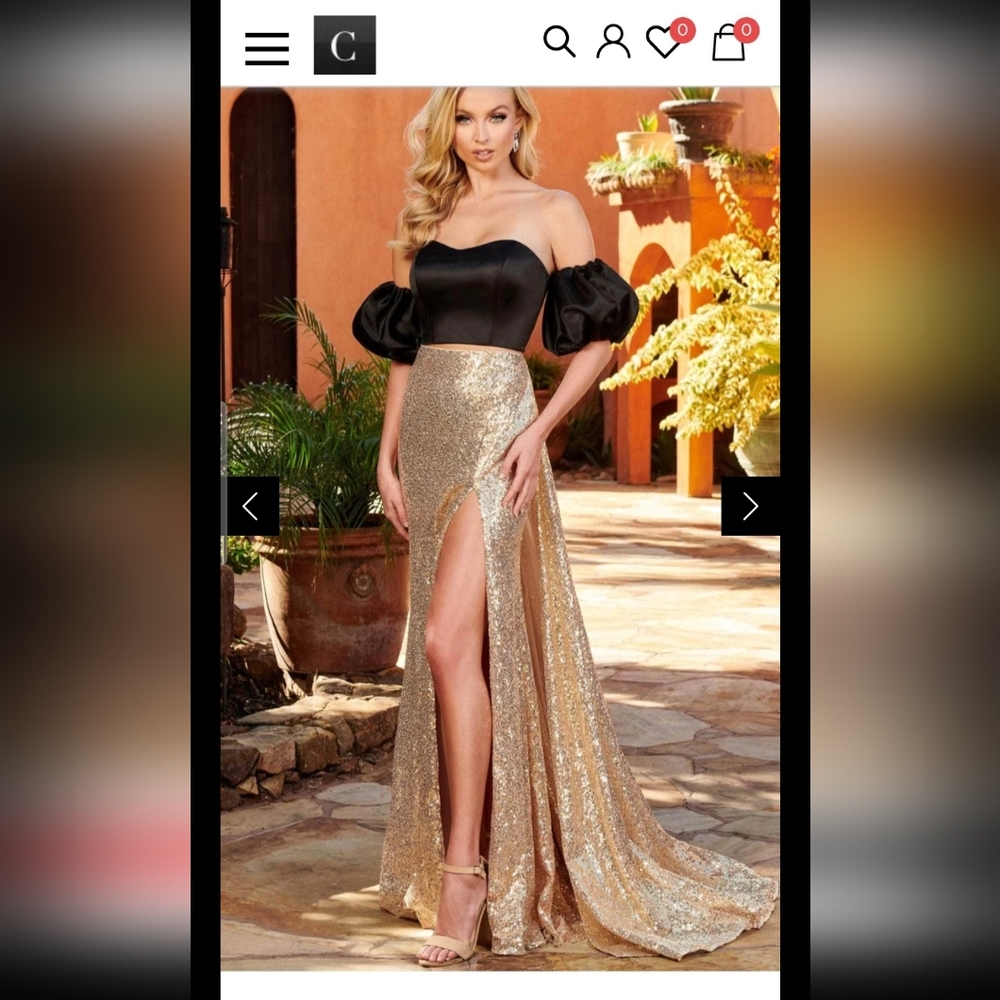 Prom dress 2 piece